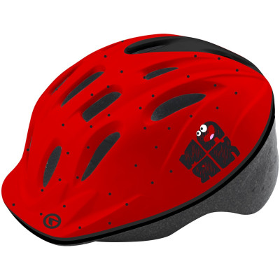 Přilba MARK 018 red-black S/M(51-54cm)