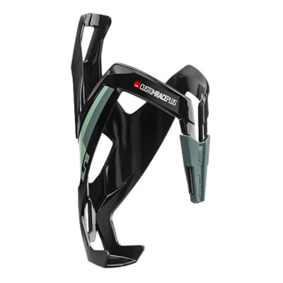 košík na láhev Elite Custom Race Plus černá-zelená